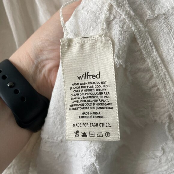 Wilfred Calypso Blouse See-Through 3/4 Sleeves White XS - Picture 5 of 8